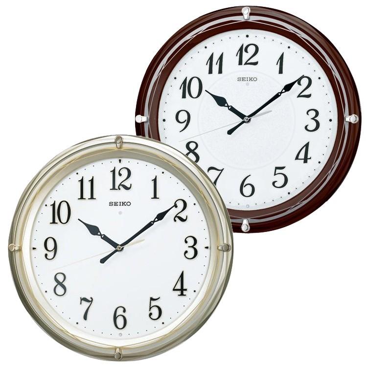 電波時計 セイコー SEIKO KX324B KX324S 壁掛け時計 おしゃれ シンプル 音がしない スイープ | 