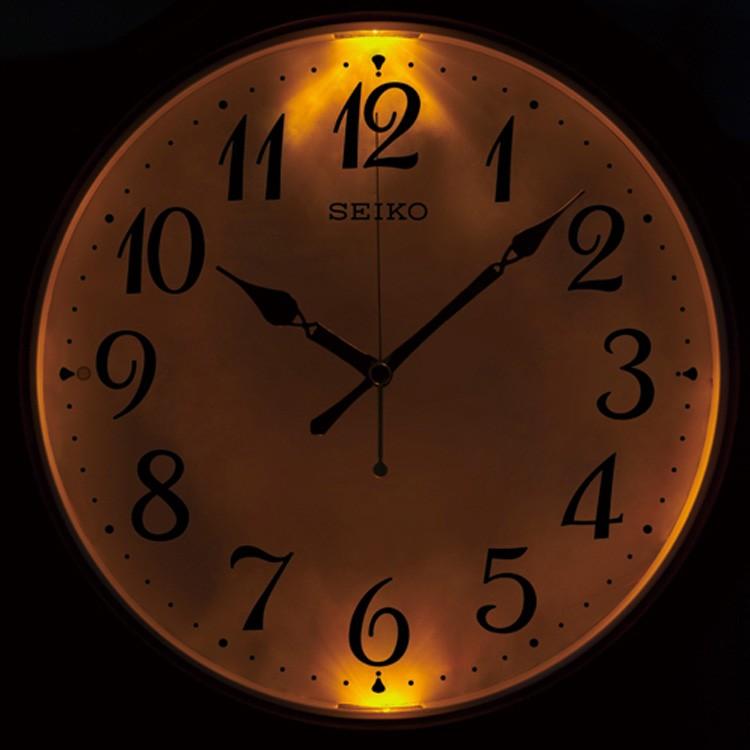 電波時計 セイコー SEIKO KX368S 壁掛け時計 おしゃれ シンプル 夜間点灯 ライト 自動点灯 |  | 01