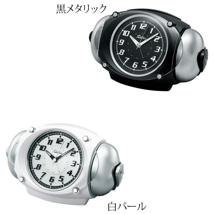 大音量 目覚まし時計 セイコー SEIKO NR438K NR438W 置き時計 置時計 ベル音 スイープ 連続秒針 音がしない ライト 夜光 おしゃれ |  | 01