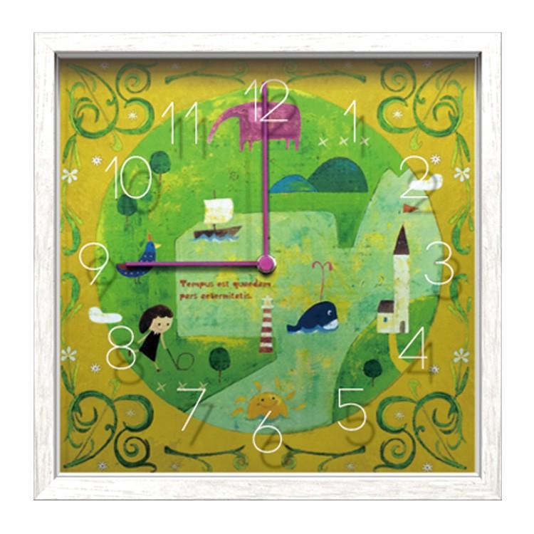 アーティストクロック 生武 眞 デザイン 壁掛け時計 おしゃれ 音がしない 静音 連続秒針 ギフト プレゼント 祝い | 