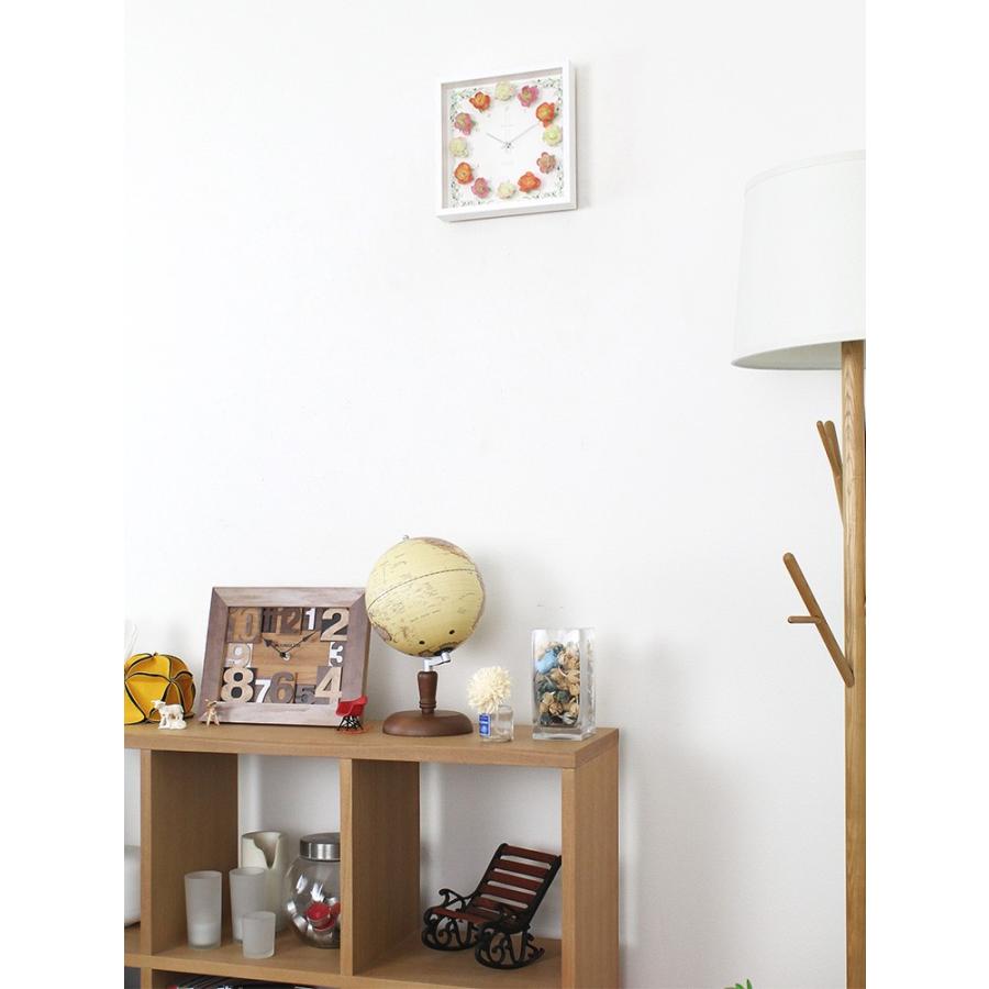 ミュゼドゥフルール Musee de Fleur ラナンキュラス 壁掛け時計 おしゃれ 音がしない 静音 連続秒針 花 |  | 05