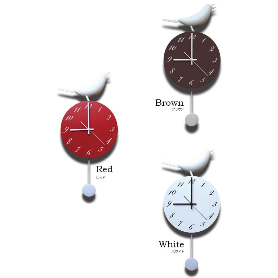 壁掛け時計 掛け時計 振り子時計 シンギングバード Singing Bird おしゃれ 動物 アニマル 鳥 シンプル モダン クリスマス | ブランド登録なし | 01