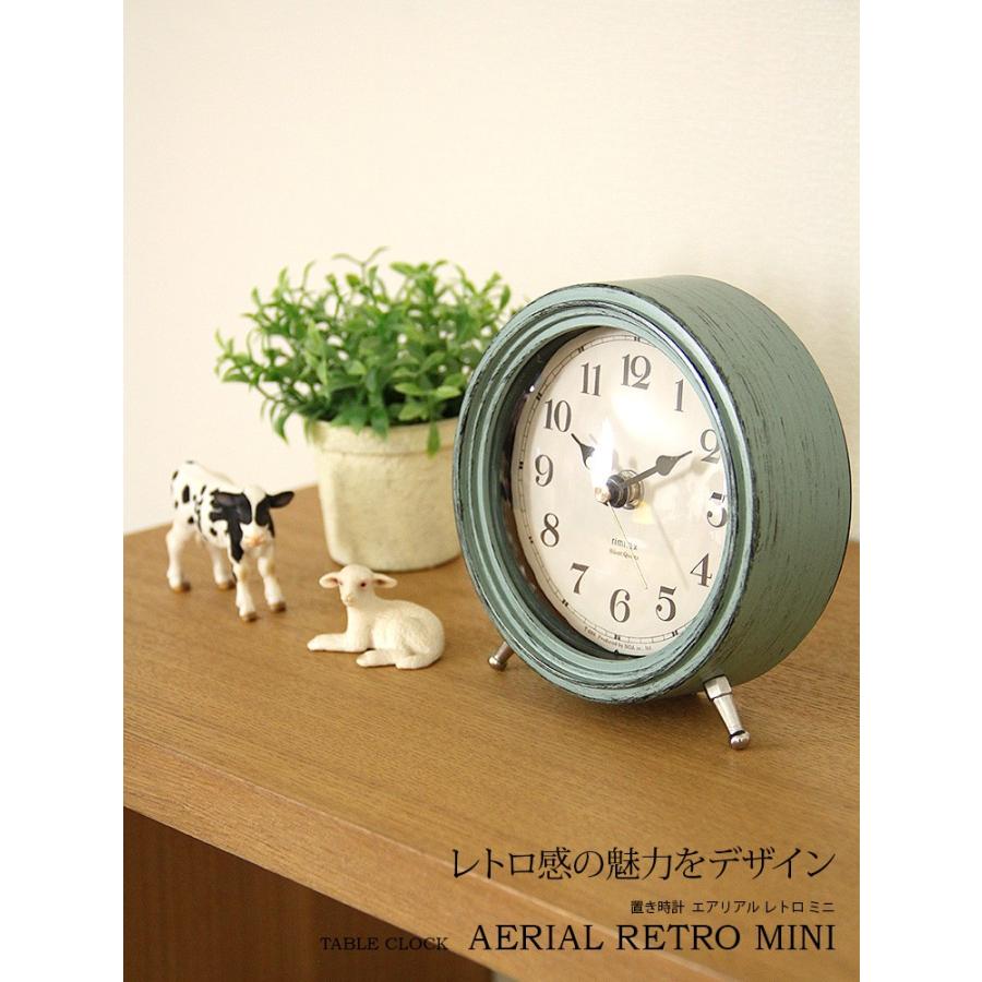 置き時計 置時計 雑貨 おしゃれ 連続秒針 デザイン かわいい グリーン ホワイト イエロー 緑 白 黄色 送料無料 エアリアルレトロ ミニ Aerial Retro Mini T 6 C79t 6 インテリア時計のクロックラック 通販 Yahoo ショッピング