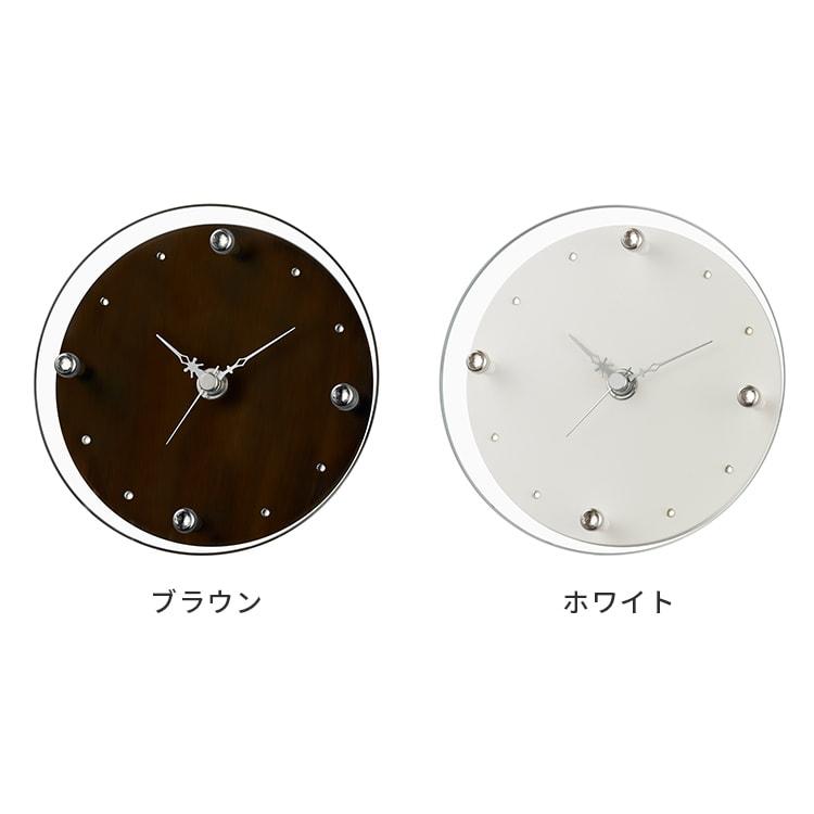 置掛両用時計 掛け時計 置き時計 かわいい おしゃれ アナログ ラインストーン 静か 静音 用 リビング用 プレゼント カフェ風 MAGテーブルクロック クリスマス | ブランド登録なし | 01