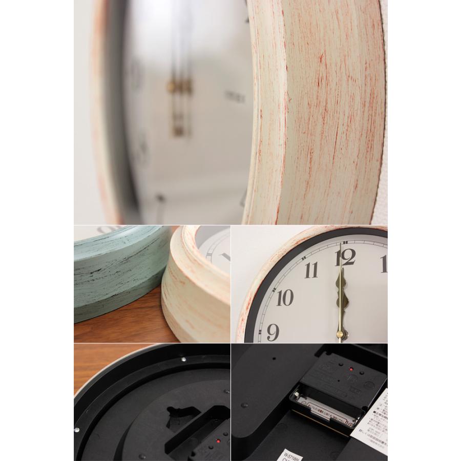 壁掛け時計 掛け時計 電波時計 雑貨 おしゃれ POP シンプル デザイン レトロ かわいい リビング 子供部屋 エアリアルレトロ Aerial Retro W-571 クリスマス | ブランド登録なし | 02