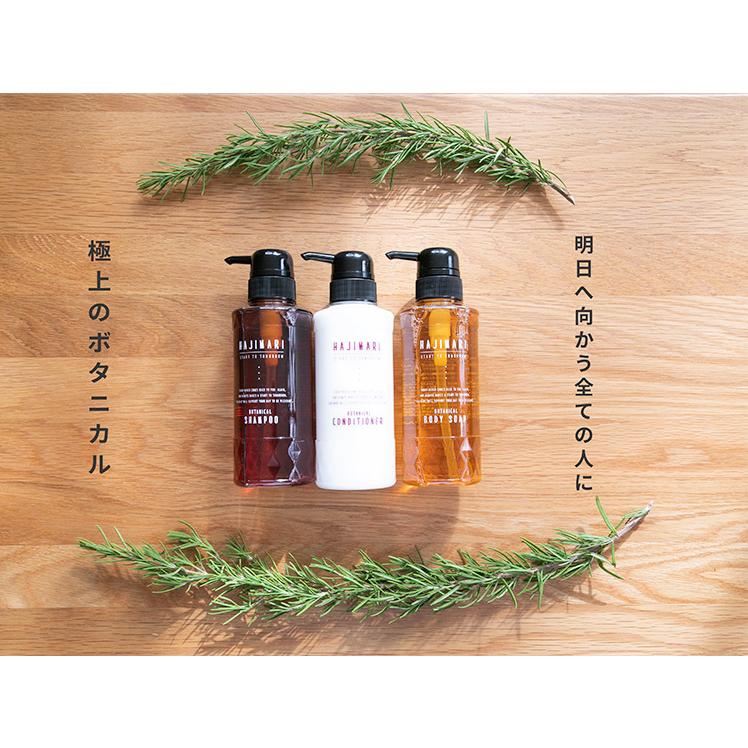 ヘアケアセット シャンプー コンディショナー ボディソープ ハジマリ ボタニカル 2L 専用容器300ml付 大容量 2l 詰替え用 ディスペンサー付き | ブランド登録なし | 12