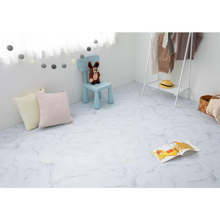 ジョイントマット 大判 大理石柄 おしゃれ 赤ちゃん 幅60cm 2畳 8枚 パズルマット プレイマット フロアマット 防音 防水 キッズラグ ラグ 子供 赤ちゃん | ブランド登録なし | 15