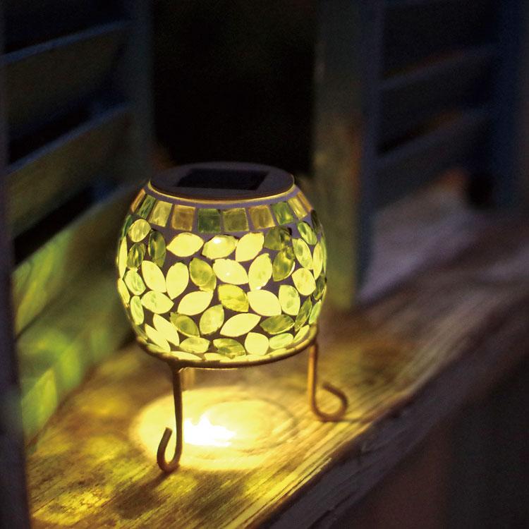 ガーデンライトKaleido カレード  ガーデンランプ モザイク ガラス 自動点灯 ガーデニング 庭 ソーラー充電 キャンプ プレゼント 屋外 照明 軒下 オシャレ |  | 04