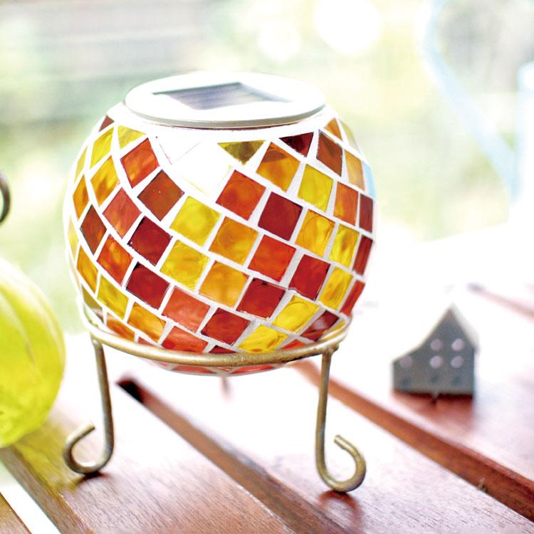 ガーデンライトKaleido カレード  ガーデンランプ モザイク ガラス 自動点灯 ガーデニング 庭 ソーラー充電 キャンプ プレゼント 屋外 照明 軒下 オシャレ |  | 05