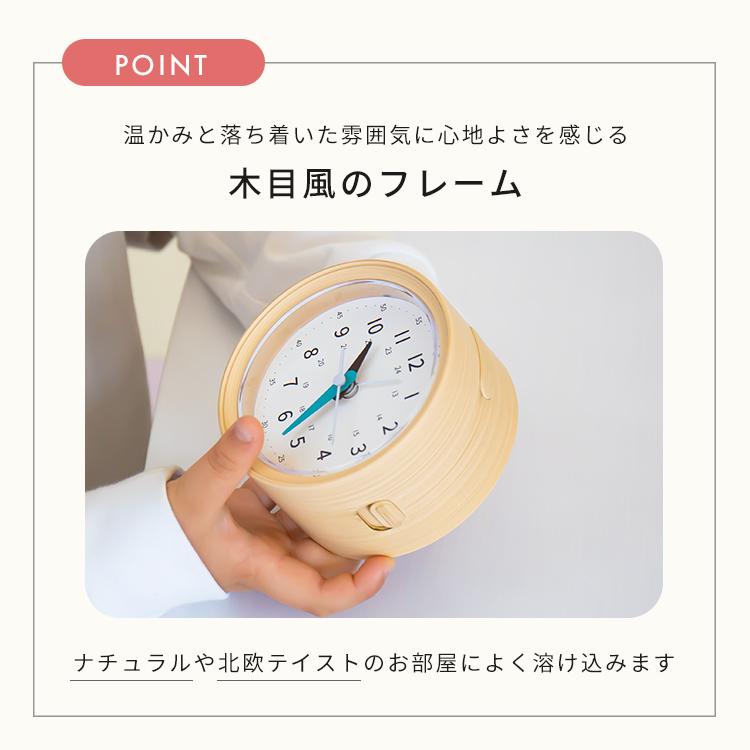 知育時計 youmel ユーメル 置き時計 目覚まし時計 木目調 北欧 新築祝い デザイン おしゃれ 子供部屋 出産祝い 知育置き時計 クリスマス テーブルクロック | ブランド登録なし | 12