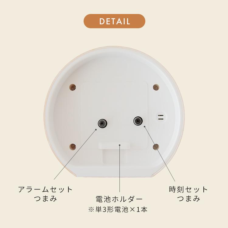 知育時計 youmel ユーメル 置き時計 目覚まし時計 木目調 北欧 新築祝い デザイン おしゃれ 子供部屋 出産祝い 知育置き時計 クリスマス テーブルクロック | ブランド登録なし | 18