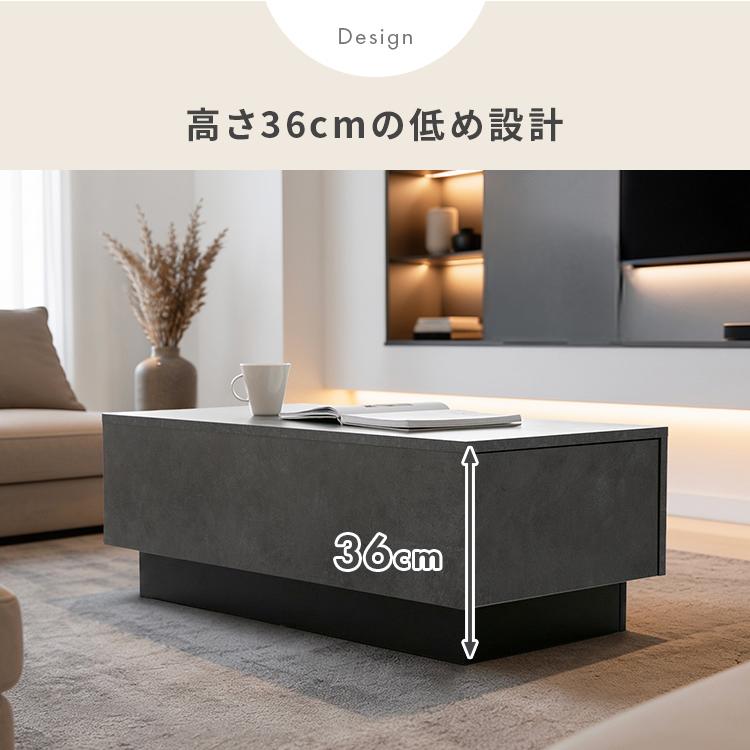 【上質にホテルライクな生活】セラミック調センターテーブル センターテーブル テーブル ローテーブル リビングテーブル おしゃれ 長方形 セラミック調 引き出し |  | 07