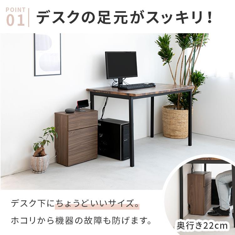 収納ボックス 電源タップ おしゃれ キッチン 収納 隙間収納 収納棚 カウンター下収納 ルーター ケーブルボックス wifi 収納家具 コード収納 キャスター付き | ブランド登録なし | 05