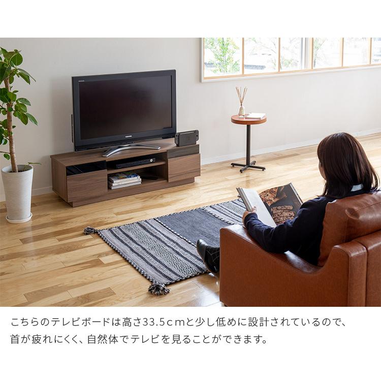 テレビ台 テレビボード ローボード おしゃれ 120 北欧 収納 棚 引き出し 木目調 キャスター ラック 40型 50型 TV TV台 リビング モダン シンプル オシャレ | ブランド登録なし | 16