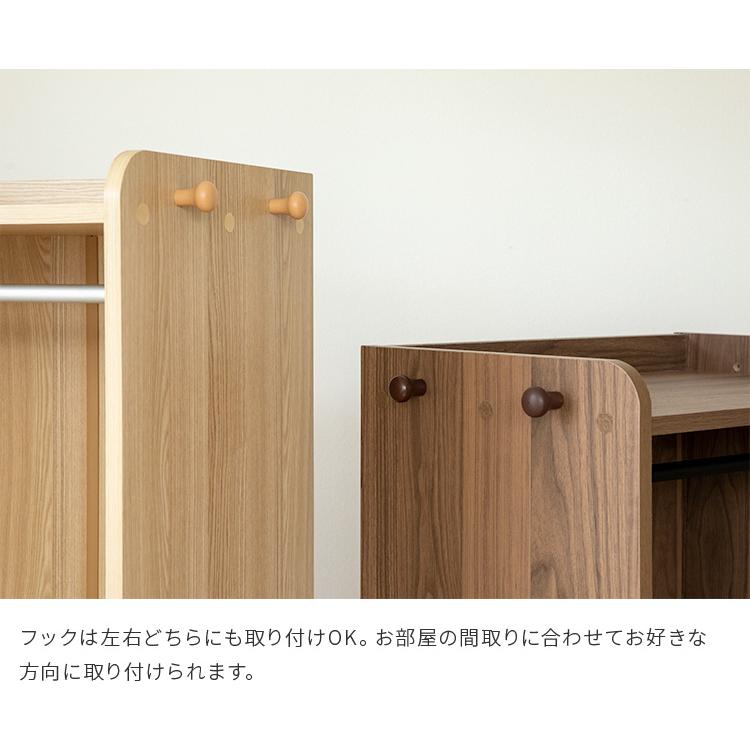 ハンガーラック おしゃれ 伸縮式 幅60cm 子供用 高さ調節 キャスター付き 棚付き 子ども キッズ ランドセル コートハンガー 洋服掛け 収納 ワードローブ | ブランド登録なし | 10