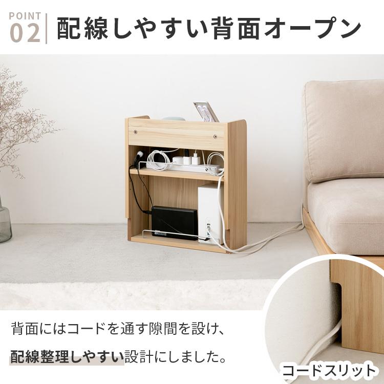 ルーター収納 壁付けタイプS コンパクト スリム 小型 小さめ 薄型 奥行き16cm 扉付き おしゃれ ケーブル収納 デスク下 ルーター モデム収納 ケーブルボックス | ブランド登録なし | 07