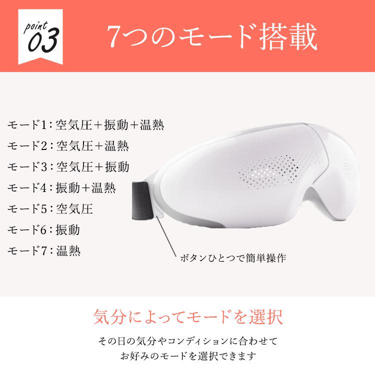 BEGOT 可視 アイケア 目元ケア アイマスク 加圧 温熱 プレゼント 女性