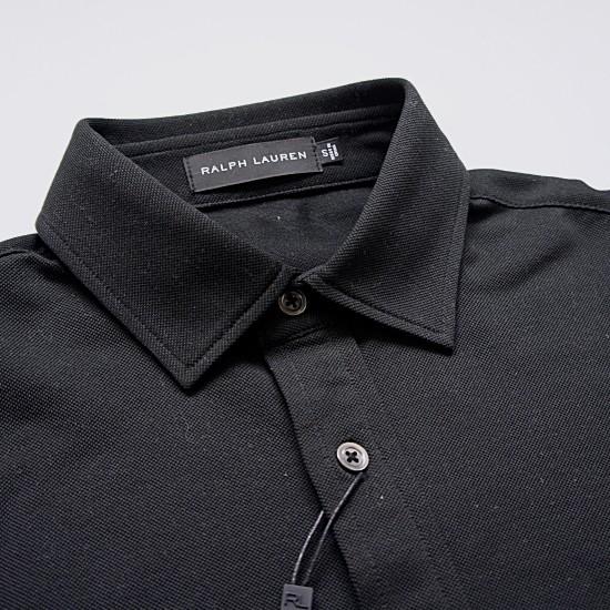 Ralph Lauren Black Label ラルフローレン ブラックレーベル 鹿の子生地シャツ ブラック Ralph 096 Clomani 通販 Yahoo ショッピング