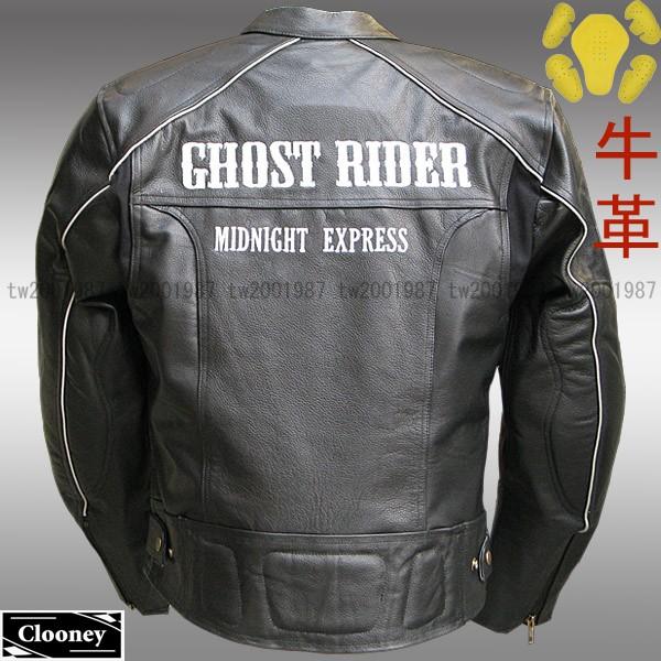 GHOST RIDER レザージャケット プロテクター ライディング 牛革 GHOST RIDER カウハイドレザージャケット 牛革 本革 バイク 革ジャン