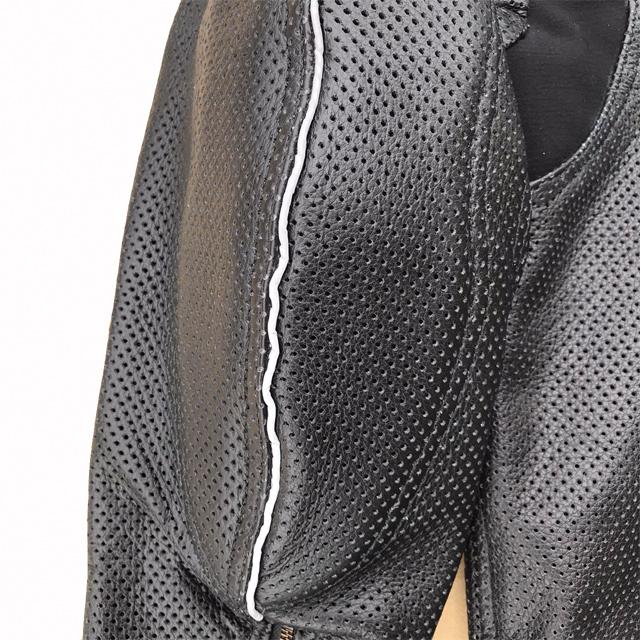 Clooney パンチングレザージャケット GHOST RIDER 牛革 本革 バイク用