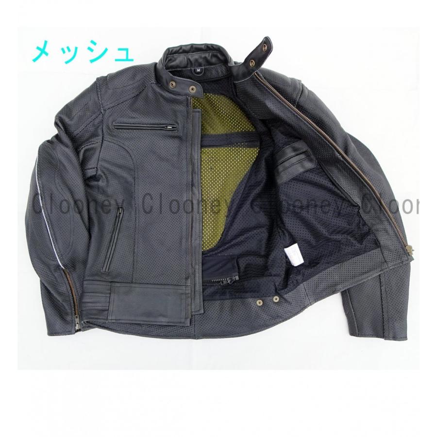 パンチングレザージャケット GHOST RIDER 牛革 本革 バイク用 メンズ 革ジャン 春夏秋 クルーニー :MJ-GHOST:clooney - 通販 - Yahoo!ショッピング パンチングレザージャケット GHOST RIDER 牛革 本革 バイク用 メンズ 革ジャン 春夏秋 クルーニー :MJ-GHOST:clooney - 通販 - Yahoo!ショッピング