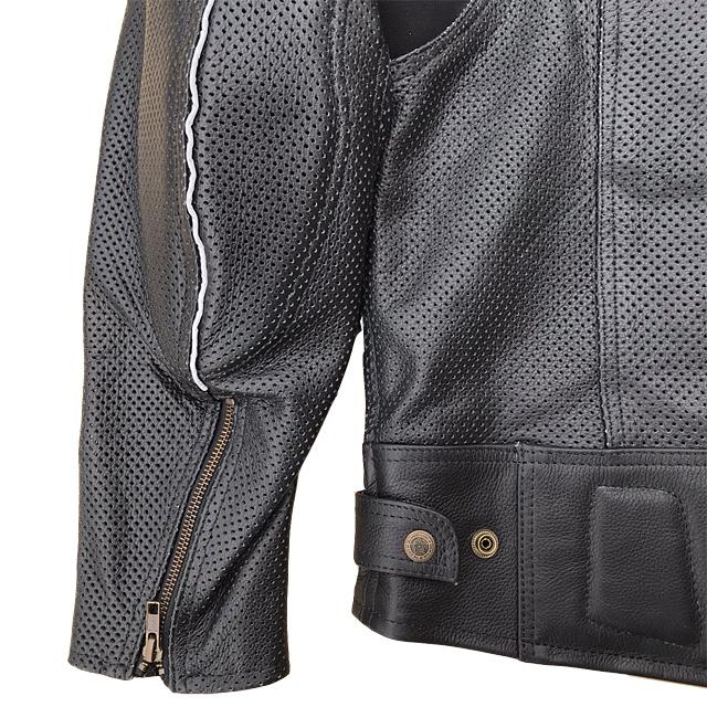 パンチングレザージャケット GHOST RIDER 牛革 本革 バイク用 パンチングレザージャケット GHOST RIDER 牛革 本革 バイク用