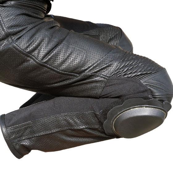 パンチングレザーパンツ MP03 本革 牛革 メンズ バイク用パンツ パンチングレザーパンツ MP03 本革 牛革 メンズ バイク用パンツ