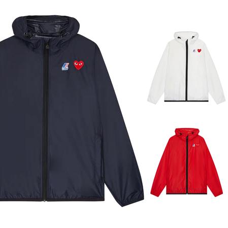 PLAY COMME des GARCONS プレイ コム デ ギャルソン x K-WAY FULL ZIP