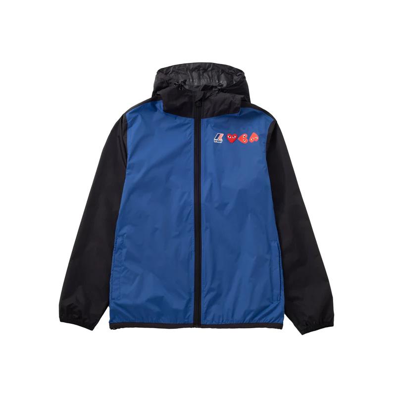 プレイ コム デ ギャルソン PLAY COMME des GARCONS x K-WAY X  Full Zip (Black/Blue Black/Orange Black/Beige)AZ-J505-051｜cloplagro｜04