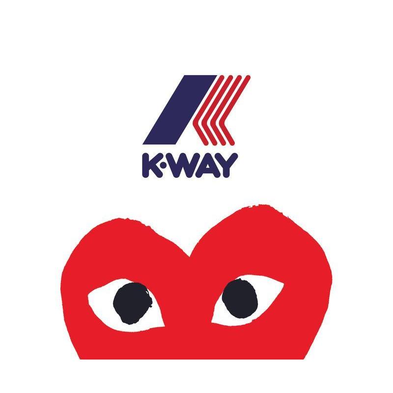 PLAY COMME des GARCONS プレイ コム デ ギャルソン x K-WAY X PLAY COMME des GARCONS プレイ コム デ ギャルソン x K-WAY X
