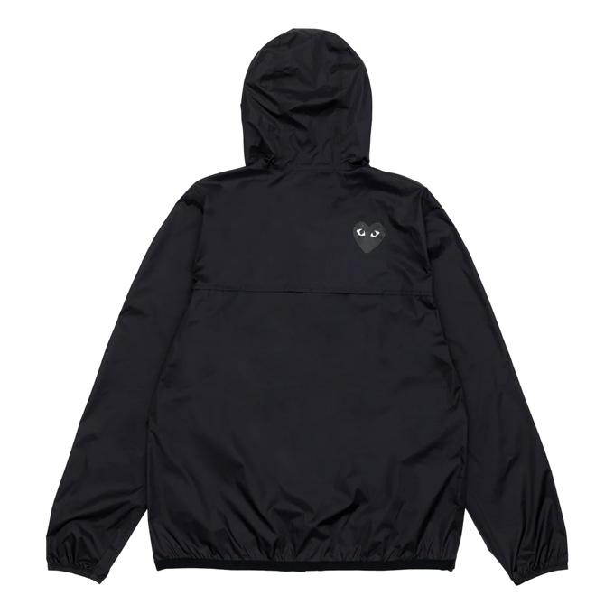 プレイ コム デ ギャルソン PLAY COMME des GARCONS x K-WAY X  Full Zip (Black) AZ-J507-051｜cloplagro｜02