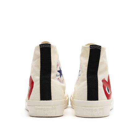 プレイ コム デ ギャルソン×コンバース　 ハイカットスニーカー PLAY COMME des GARCONS × Converse (White/Black) AZ-K113-001｜cloplagro｜05