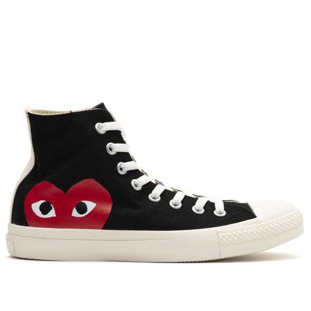 プレイ コム デ ギャルソン×コンバース　 ハイカットスニーカー PLAY COMME des GARCONS × Converse (White/Black) AZ-K113-001｜cloplagro｜03