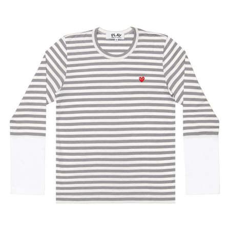 PLAY COMME des GARCONS プレイ コム デ ギャルソン 長袖Tシャツ 赤