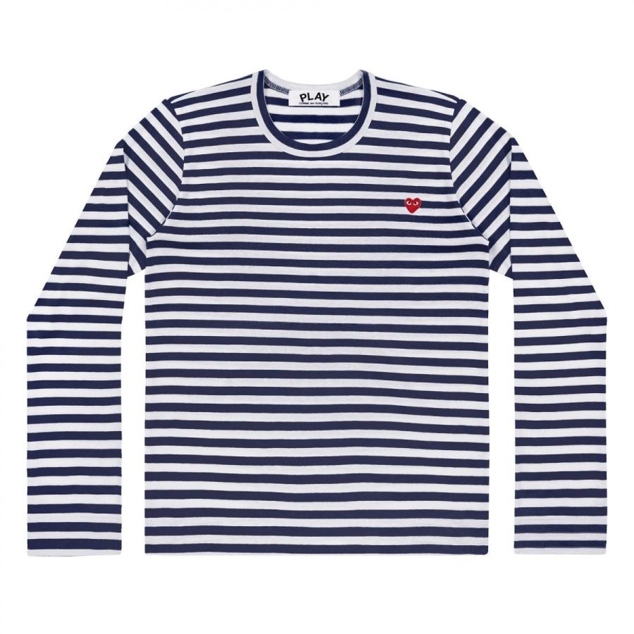 激安単価で プレイ コム デ ギャルソン 長袖tシャツ Play Comme Des Garcons リトルハート赤 ボーダー 紺 白 Play 107 Cloplagro 通販 Yahoo ショッピング 手数料安い Www Kingfishswimming Com