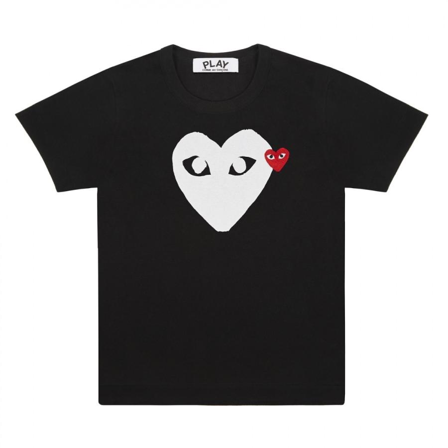 プレイ コム デ ギャルソン Tシャツ Play Comme Des Garcons 白ハート 黒 Play 18 Cloplagro 通販 Yahoo ショッピング