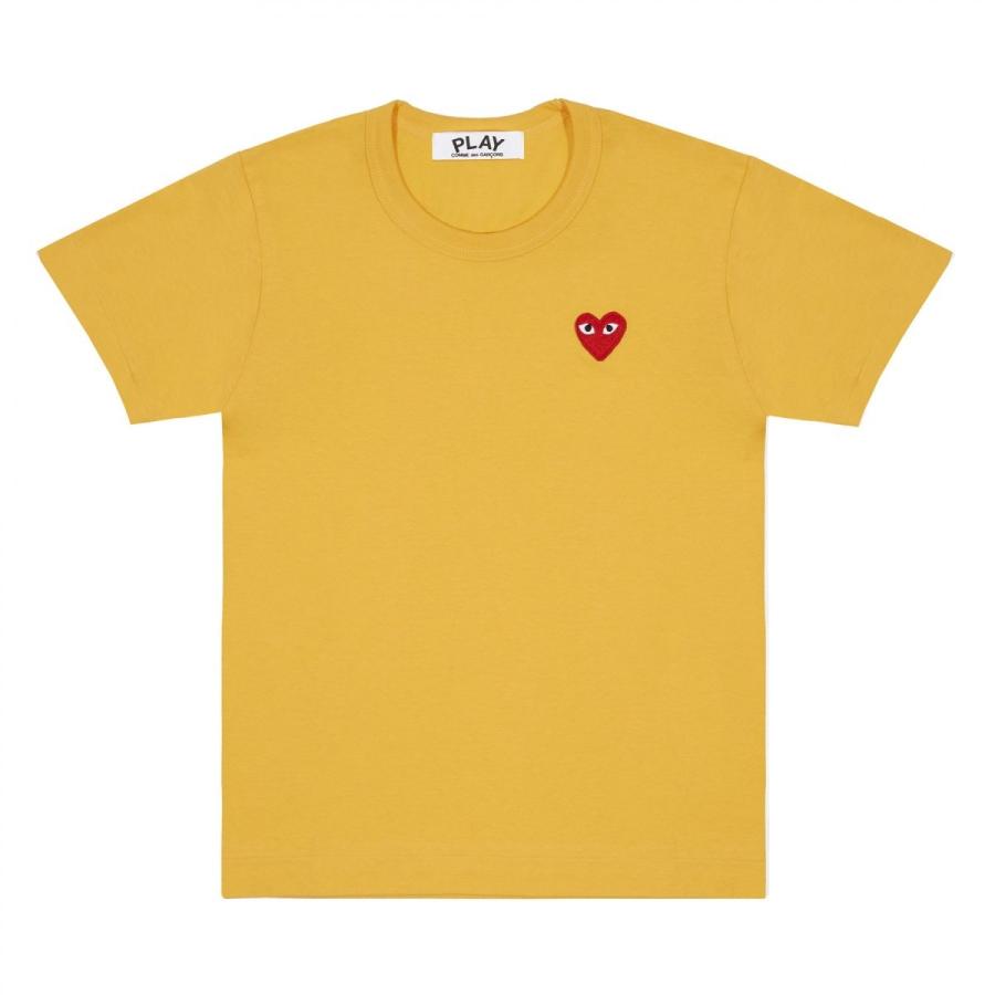 プレイ コム デ ギャルソン Tシャツ Play Comme Des Garcons 赤ハート オレンジ Play T212 051 2 Cloplagro 通販 Yahoo ショッピング
