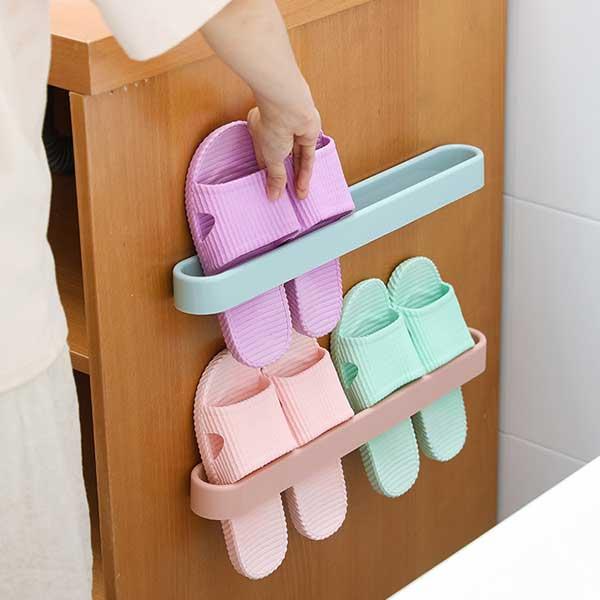 スリッパラック 粘着式 スリッパ ホルダー 収納 壁 引っ掛け スリッパ立て シューズ 取付簡単 0q Slip Hol クロレッツ 通販 Yahoo ショッピング
