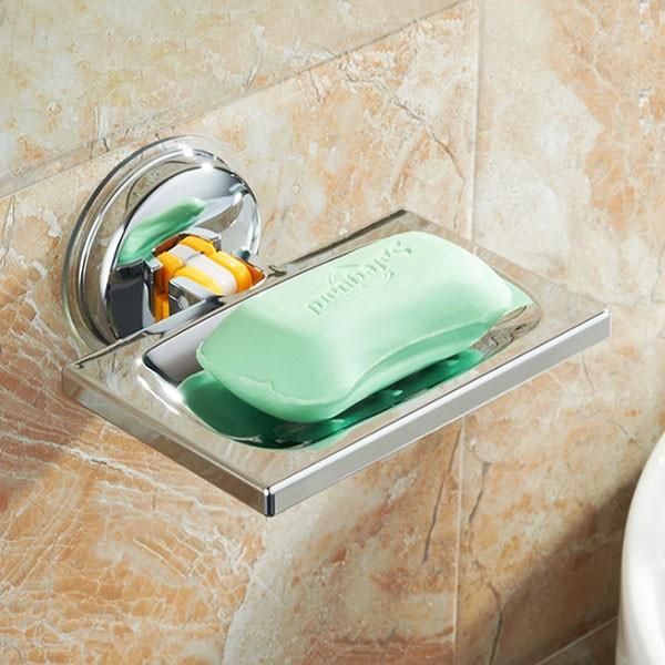石鹸置き 石鹸ホルダー ソープディッシュ しっかり固定 吸盤 強力吸着