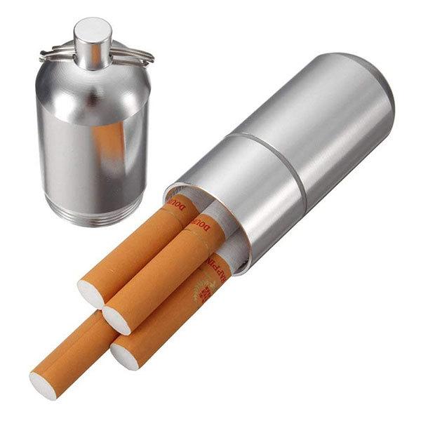 シガレットケース 5本 携帯用 アルミ タバコケース 薬入れ 小物入れ