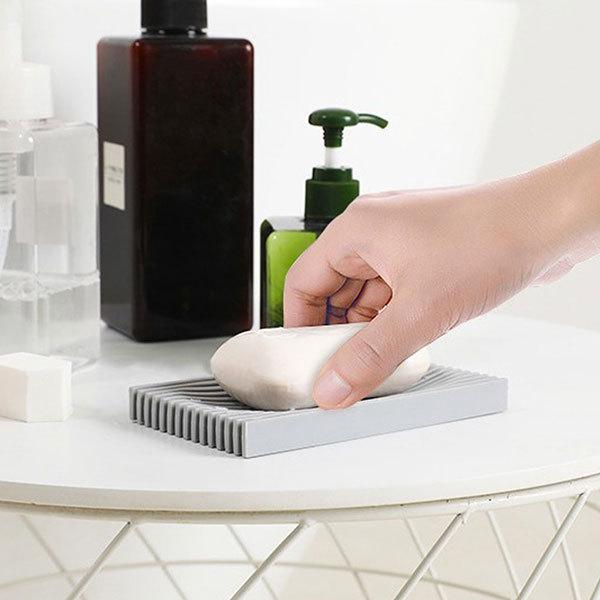 送料無料 ソープディッシュ おしゃれ シリコン 石鹸置き 石けん置き