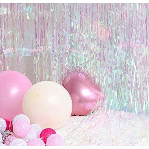 タッセルカーテン 2個セット 100*200cm レーザー 華やかな金属感 キラキラ パーティー用カーテン 結婚式 誕生日 パーティー飾り ...|clorets|08