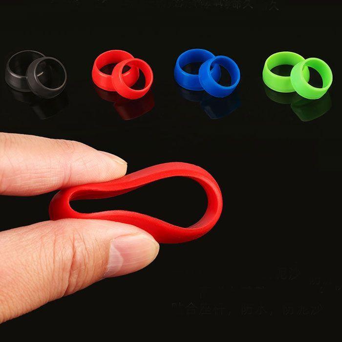 自転車 シートポスト用 ダストカバー 保護 リング ソフトシリコーン