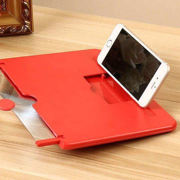 スマホ スクリーン スタンド 拡大 拡大鏡 スクリーン拡大鏡 ルーペ 画面拡大 動画鑑賞 角度調整  送料無料 |  | 03