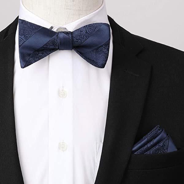 売れ筋ランキング ネイビー 蝶ネクタイメンズ 結婚式 花柄 ボウタイ 手結び蝶ネクタイ チーフ セット おしゃれ 蝶ネクタイ ブランド プレゼント Simbcity Net