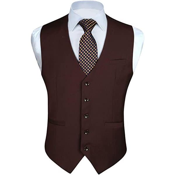 ベスト メンズ スーツベスト 結婚式 ビジネス チョッキ ジレ おしゃれ Vネック 尾錠付き スリムフィット フォーマル 紳士 数量限定