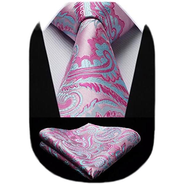 ペイズリー 柄 ネクタイ メンズ ピンク フォーマル ポケットチーフ セット 結婚式 花柄 おしゃれ ブランド パ 最大59 オフ