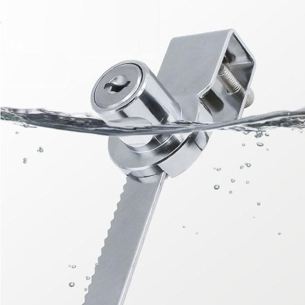 スライドロック 鍵 後付け ガラス ショーケース 引き違い扉 防犯 盗難