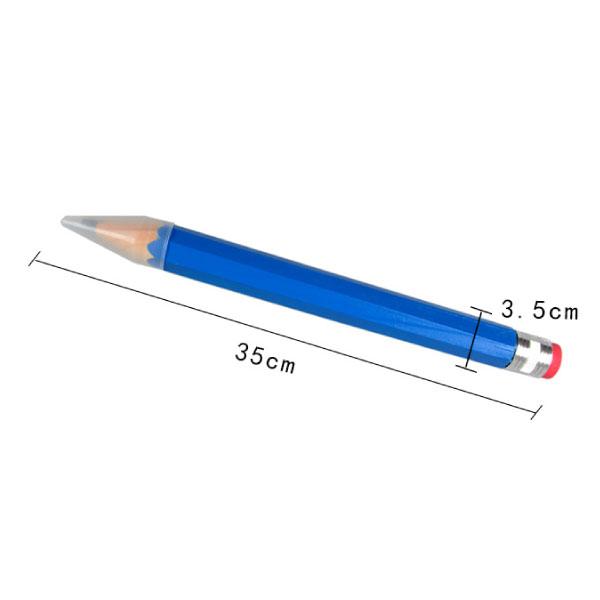 ジャンボ鉛筆 大きい 巨大 えんぴつ 35cm 木製 おもしろ 文房具