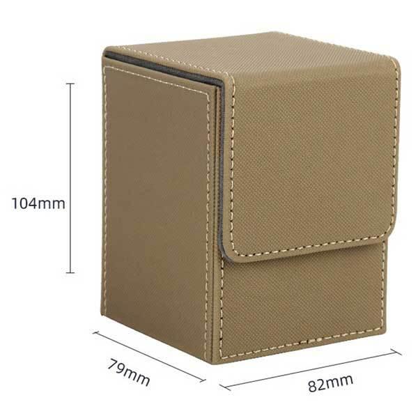 デッキケース トレカケース 縦入れ マグネット PU レザー 100枚